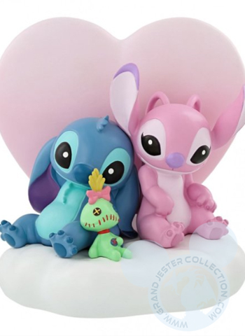 Light up Stitch and Angel Scene